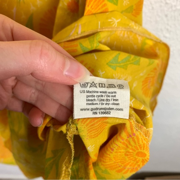 Gudrun Sjoden dandelion print dress size medium - Picture 5 of 8